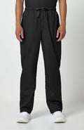 Drawstring Waist Pant - Black