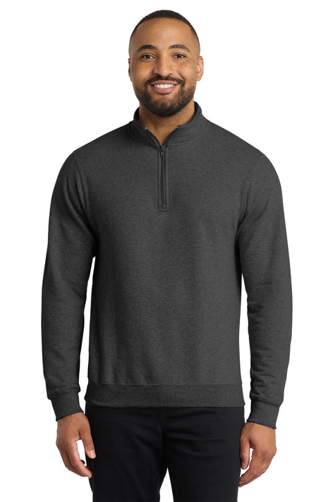 1/4 Zip Unisex Sweatshirt - Pewter