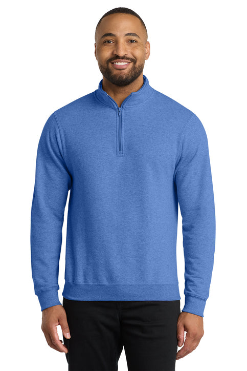 1/4 Zip Unisex Sweatshirt - Royal Blue