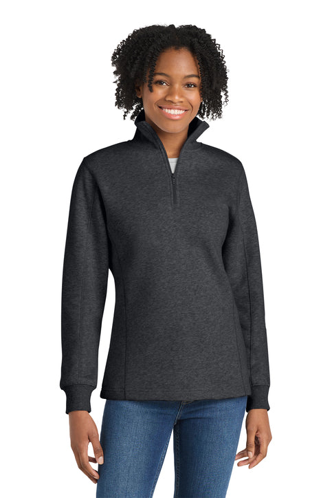 1/4 Zip Unisex Sweatshirt - Pewter