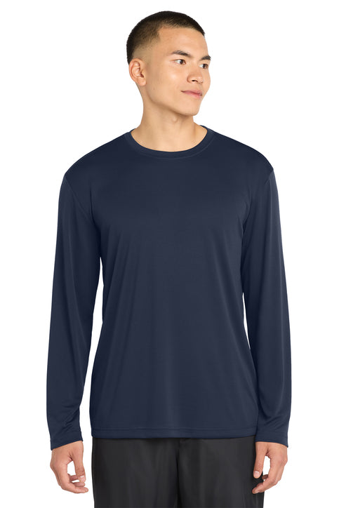 Long Sleeve T-Shirt - SanMar ST350LS - Navy